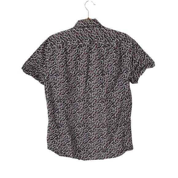 J Crew floral short sleeve button down M - Picture 3 of 5